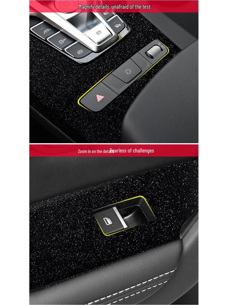 Starry Sky Console Gear Shift Sticker for 19-20 BYD Song PRO - Sparkling Film with Free Replacement