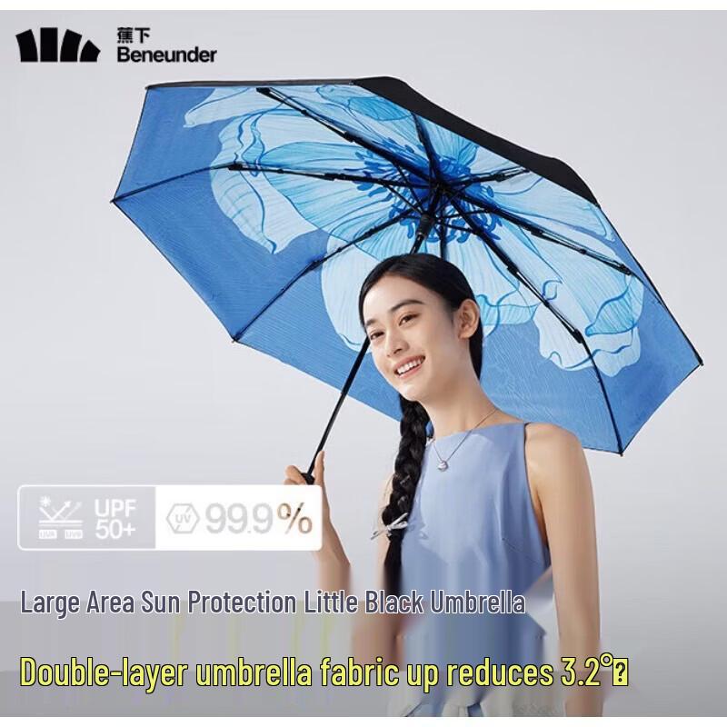 Beneunder Floral UV Protection Dual-Use Umbrella
