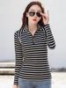 Cotton Turtleneck Tee Shirt Spring Femme Korean Long Sleeve T-shirt Button Women Casual Tops De Solid Camisetas Mujer