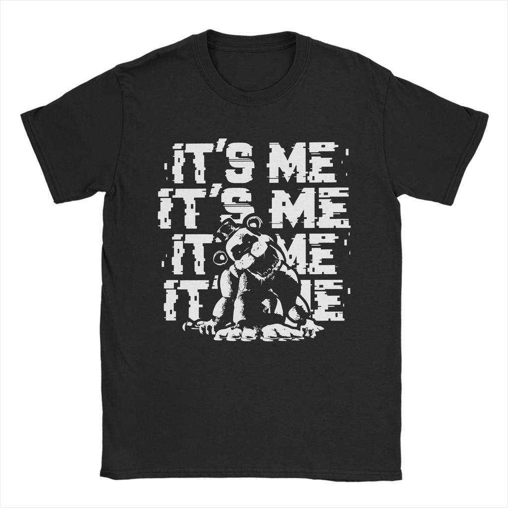 Men Women Graphic Printing FNAF At Freddys Tee T Shirt 100% Cotton T-shirts Clothing