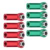 4 Pcs RC Link Rod End M4 Thread CW 7mm High Strength Alloy Ball Joint Head for 1/10 Model Car