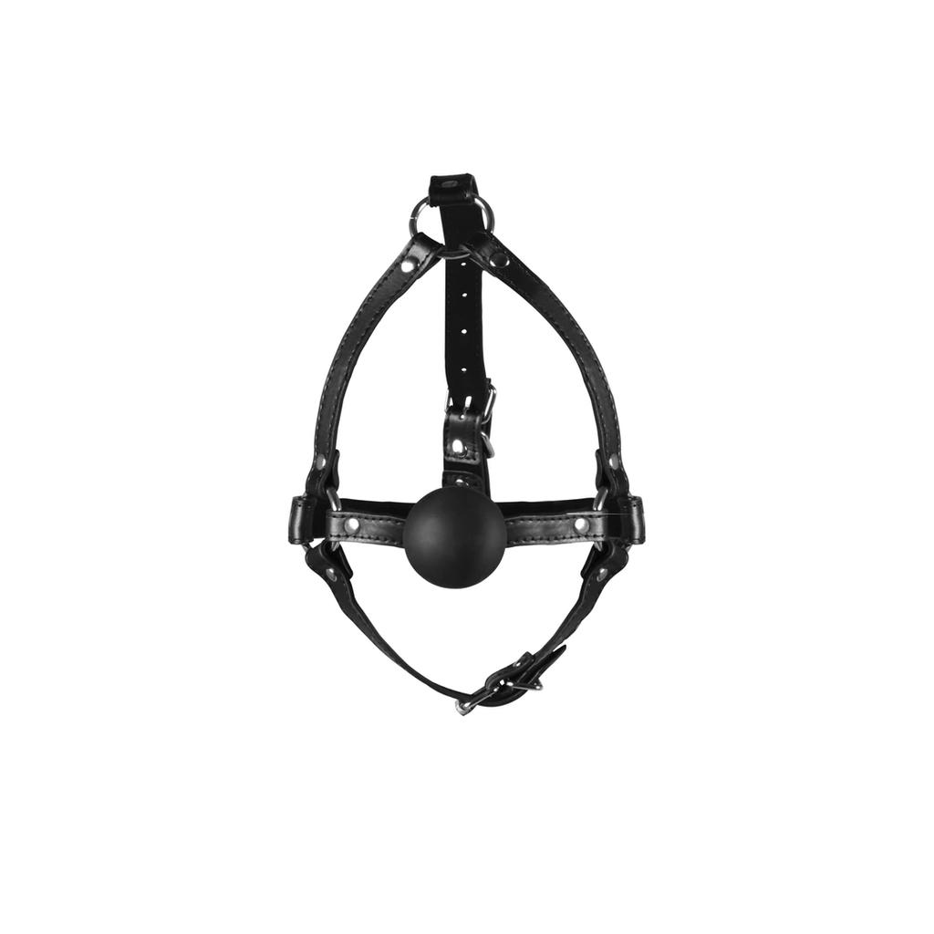 Head Harness with Solid Ball Gag Ouch! by shots