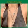 Chic Long Tassel Necklaces With Water Drop Design In Colorful Alloy For Women