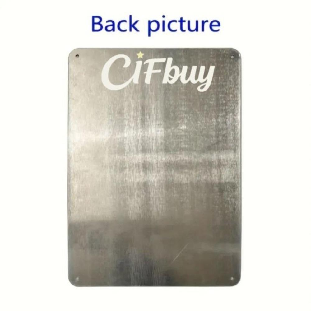 Retro Metal Tin Sign Cow Sunflowers Farmhouse Kitchen Wall Decor 20x30cm