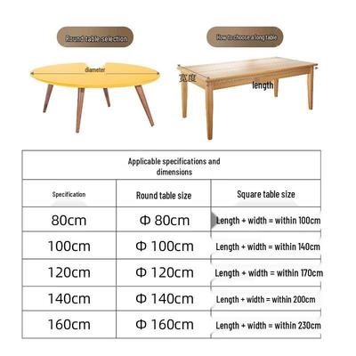 ZISIZ Thickened White PE Disposable Tablecloth