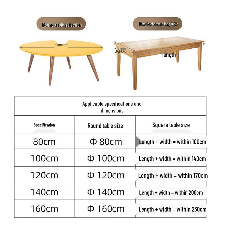 

ZISIZ Thickened PE Disposable Tablecloth