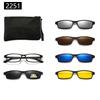 22XX Magnetic Clip-on Polarized Sunglasses for UV Protection and Driving