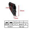 Customizable EPDM U-Shaped Rubber Sealing Strip for Electrical Cabinets and Car Doors