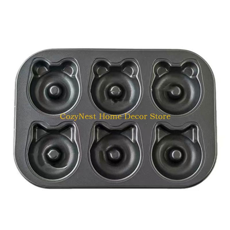 92MF Rusts Resistant Carbon Steel Baking Pan 6 Multi Cavities Nonstick Coating