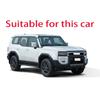 For Toyota Prado LC250 2024 2025 ABS Chrome Front Fog Light Lamp Cover Trim Molding Bezel Garnish
