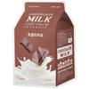 A'PIEU- Milk One Pack #Chocolate Milk, 21g Moisturizing Sheet Mask