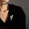 Decorative Collar Pin Women Alloy Brooch Pin Tulip Shape Lapel