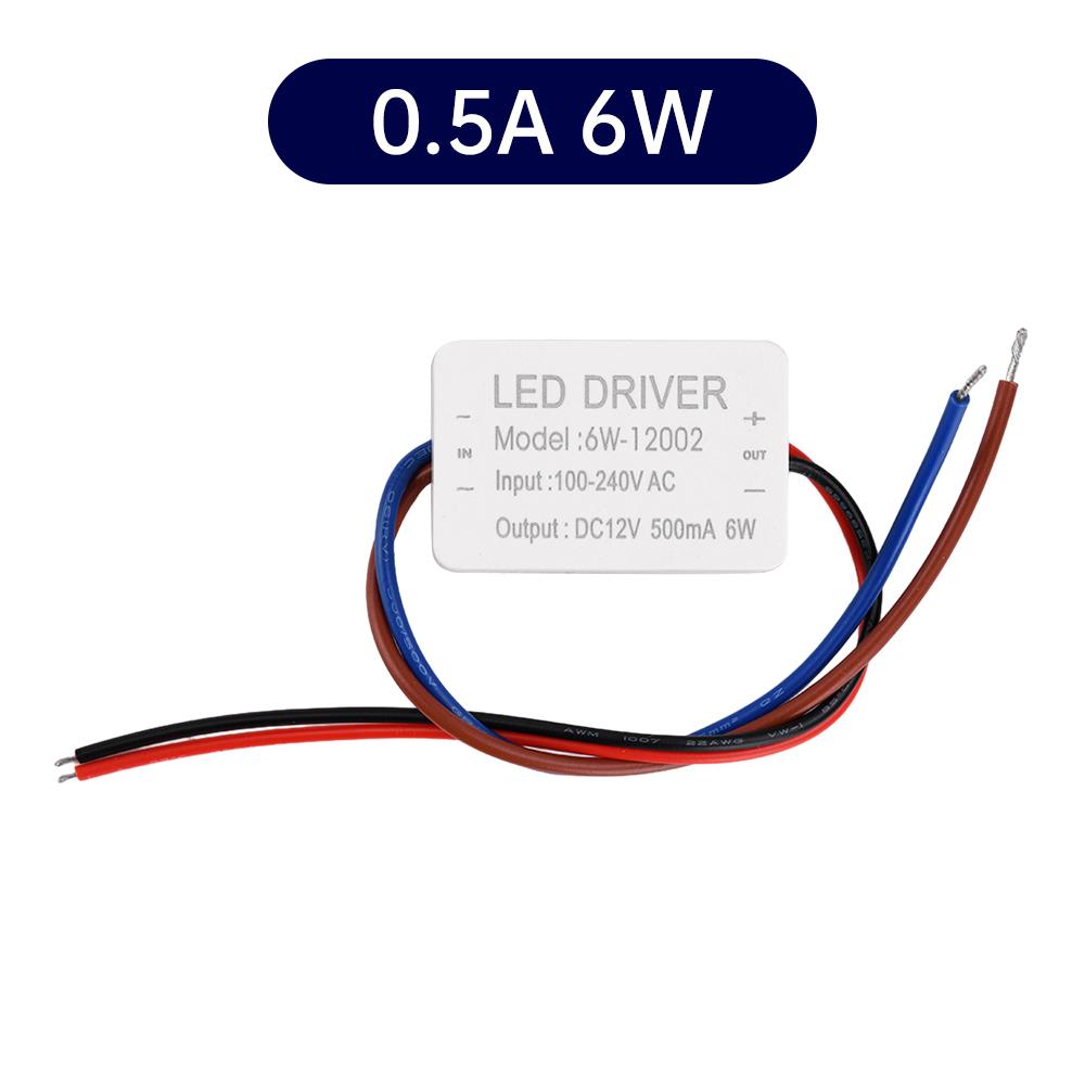 

LED Driver 12V 0.5A 6W Constant Voltage Driver Power Supply Bathroom Light Mirror Front Light Strip Driver Power Supply