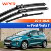 For Ford Fiesta 7 2017- 2018     Wiper Front & Rear Wiper Blades Windshield Windscreen Window 28"+14"+11"
