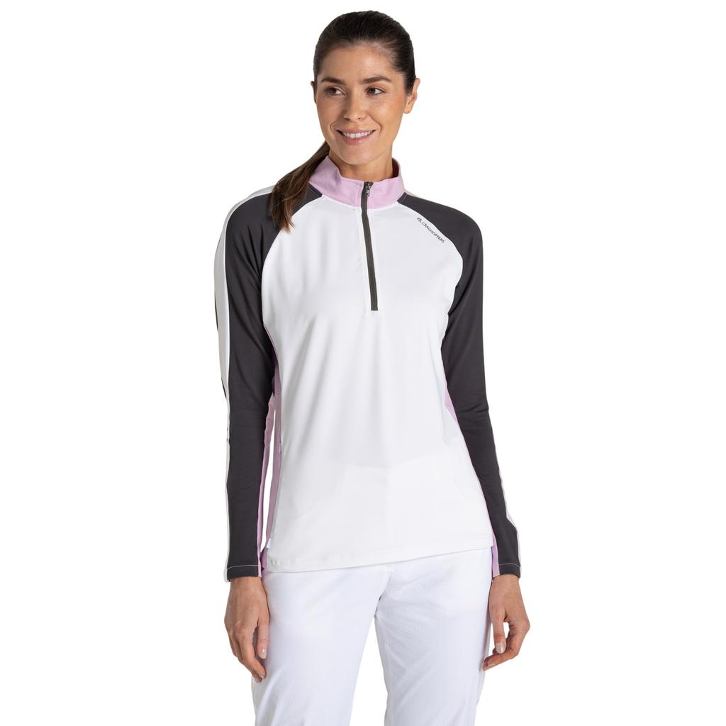 CRAGHOPPERS Womens/Ladies Nosilife Half Zip Golf Top