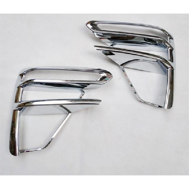 ABS Front Fog Light Lamp Lid Frame Chrome Cover Trim For - Kia Forte K3