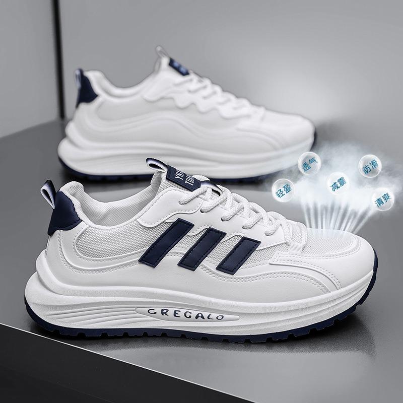 Spring High-end Mesh Casual Sports Shoes Men's Versatile Thick Soles Increase