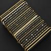 23pcs Fashion Minimalist Gold Color Bracelet Sets for Women Vintage Elegant Pearl Snake Chain Bracelet Daily Party Jewelry Gifts