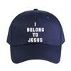 I Belong To Jesus Caps Summer Adult Baseball Cap Adjustable with Curved Brim Duckbill Hat Protection Sun Hats
