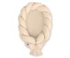 2-in-1 Braided Baby Cocoon - Beige