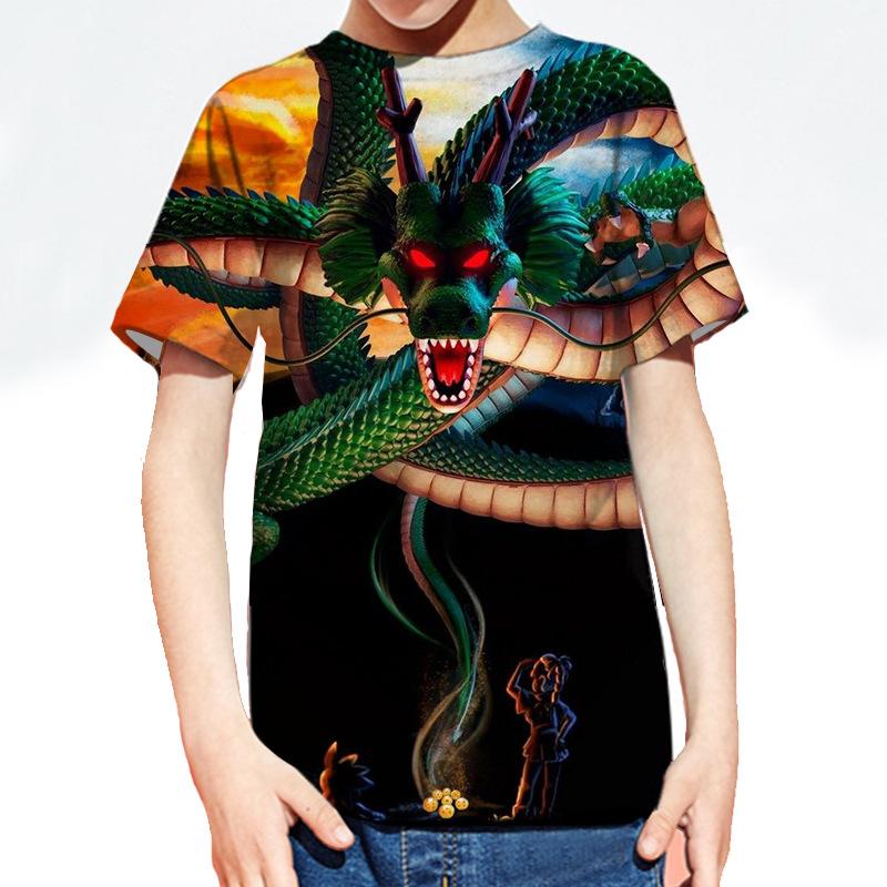 Trendy Pánské Dámské Oblečení Trička Anime Série Dragon Ball 3D Digitální Tisk Trička