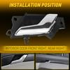 Door inner Handle Chrome Right Side for 2012 2013 2014 2015 chevy sport captiva