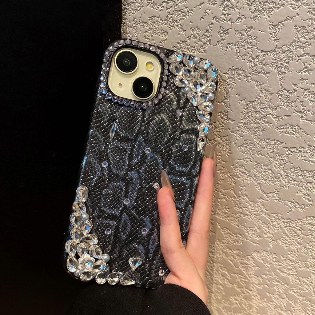 Snake Skin Texture Drop-Proof Phone Case for Apple 17/16 Pro Max/15 Pro/14/13/12