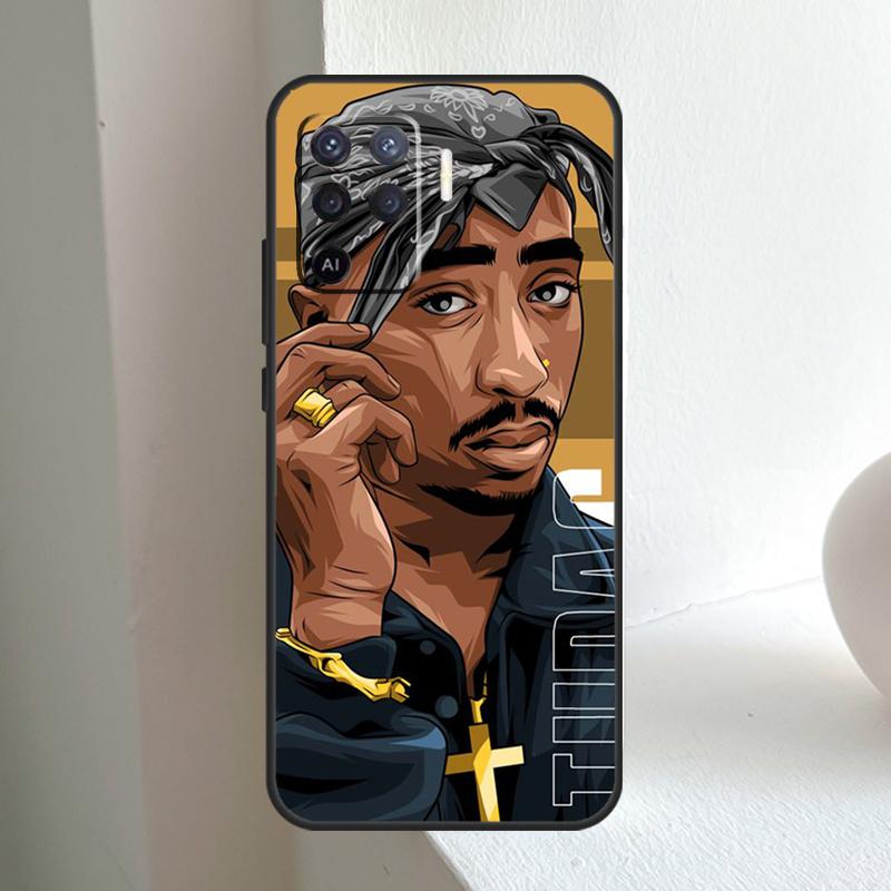 Rapper 2pac Singer Tupac For OPPO A78 A98 A18 A38 A58 A5 A6 Pro A15 A17 A57 A16 A76 A96 A54 A74 A94 A40 A60 A80 Case