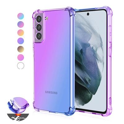 Градієнтні подушки безпеки Протиударний телефон TPU чохол для Samsung Galaxy M55 M15 M34 M14 M54 M33 M53 M23 5G 4G Прозорий м'який силіконовий захисний чохол