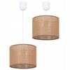 Lampa wisząca sufitowa abażur boho jutowa