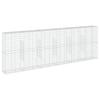 Gabion with Lid 600 X 50 X 200 Cm Galvanized Iron