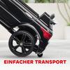 Elektrisches Kinderauto SUV, bis zu 5 km/h, mit Sicherheitsgurt, Fernbedienung, Scheinwerfern, Musikfunktion, Schwarz