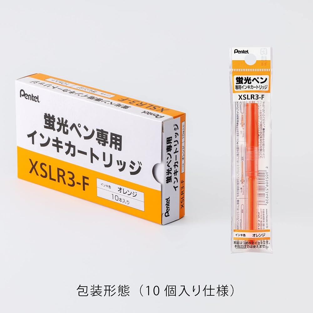 Pentel Highlighter Cartridge Handy Line S XSLR3-F Orange 10
