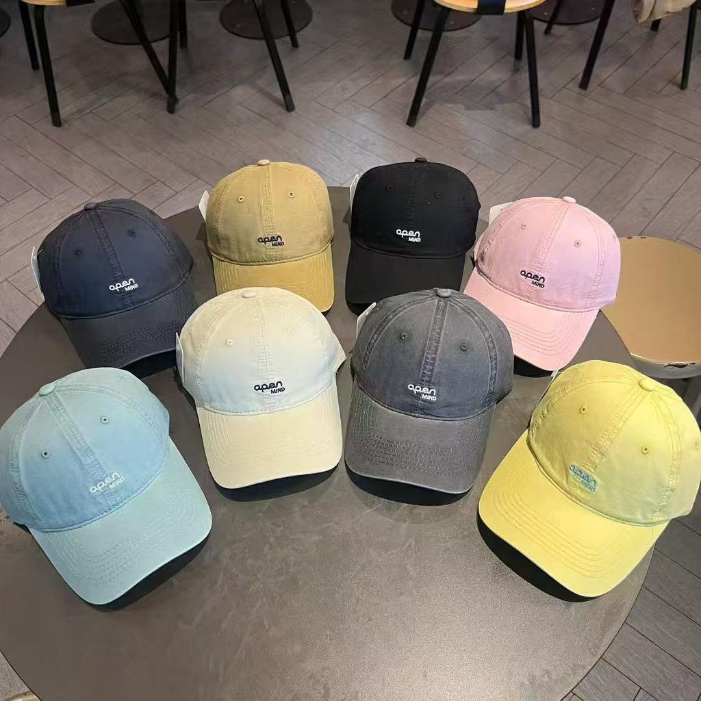 Spring And Summer Letter Embroidered Peaked Cap Female Face Small Baseball Cap Couple Versatile Sun Hat Tide