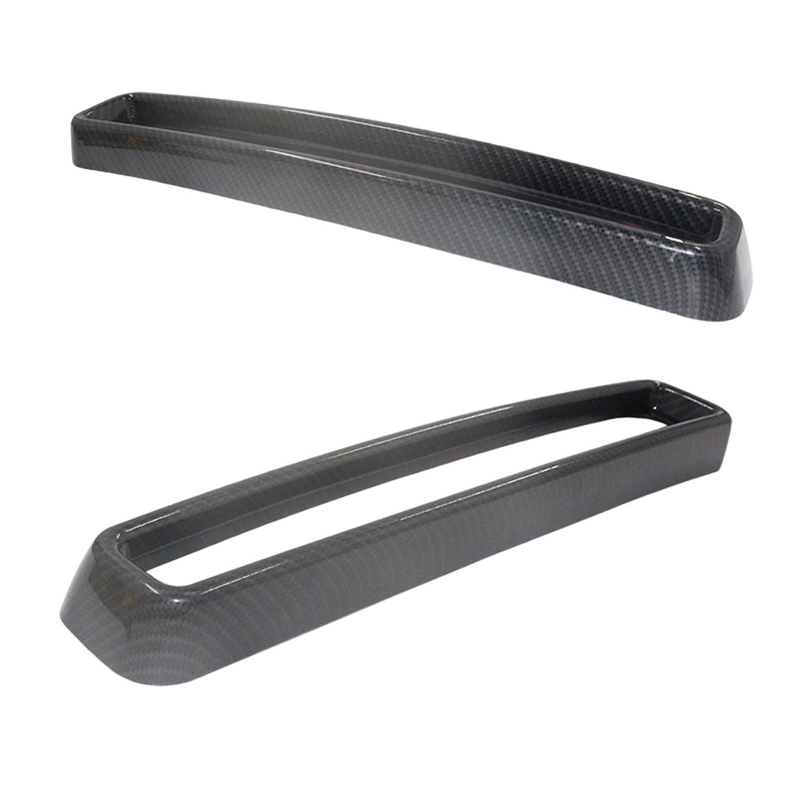 2 Pieces Front Grill Trim High Performance Easy Installation Sturdy Premium Radiator Insert Grille Replaces for Dodge Challenger серый