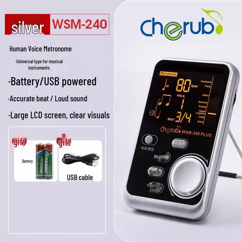 Little Angel WSM240 Electronic Metronome: Perfect for Piano Exams, Saxophone, Violin, and Guitar.
