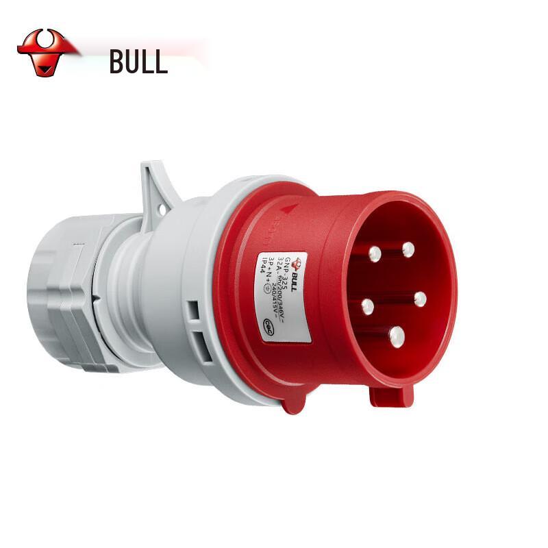 Bull 32A 5-Core Industrial Waterproof Plug Connector 250V