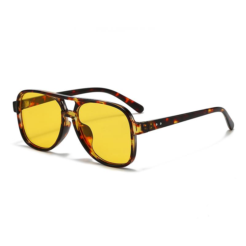 1/4pcs Double Bridge Square Simple Sunglasses Classic Square Outdoor UV Protection Driving Eyewear Brand Shades Women Eyewear