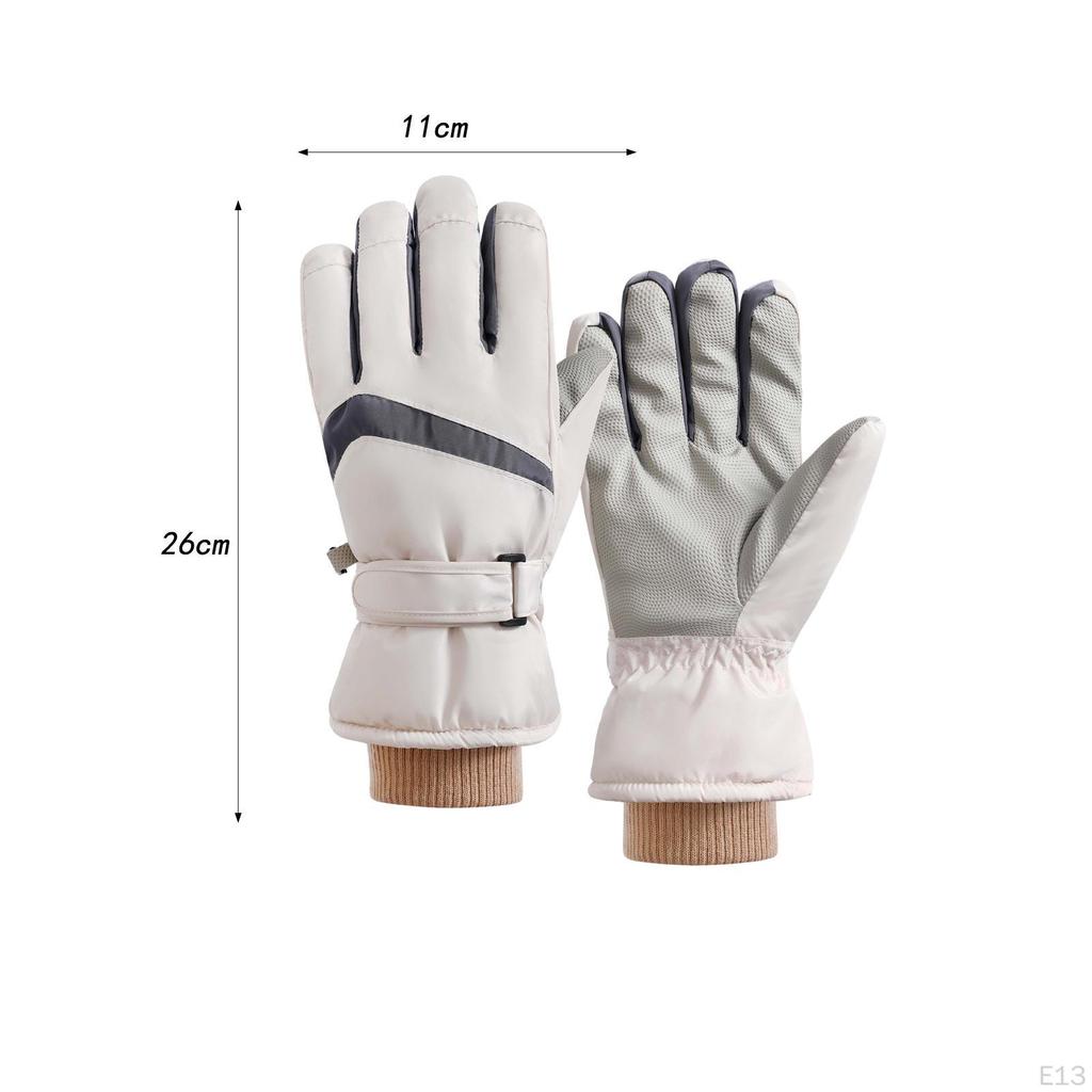 Ski Gloves Winter Snowboard AntiSlip Men Women Snow Glove Warm for Running