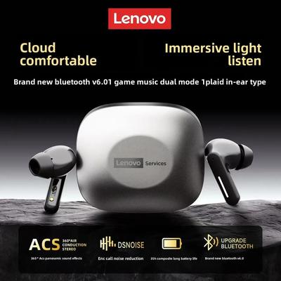 Original Lenovo LE209 Wireless Upgrade Bluetooth 6.0 Earphone Noise Canceling Sport Headphones 30H Long Battery Life Headset With Mic NEW