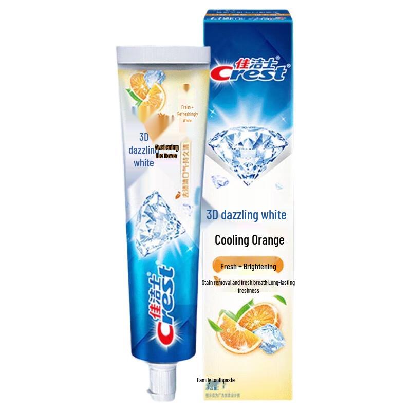 Crest Dazzling White Ice Orange Toothpaste