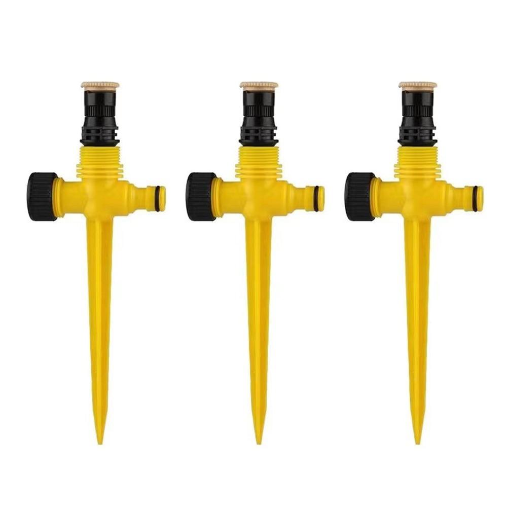 3Pcs Corrosion Resistant Rotating Sprinkler Adjustable Nozzle Water Sprayers  Greenhouse Plant