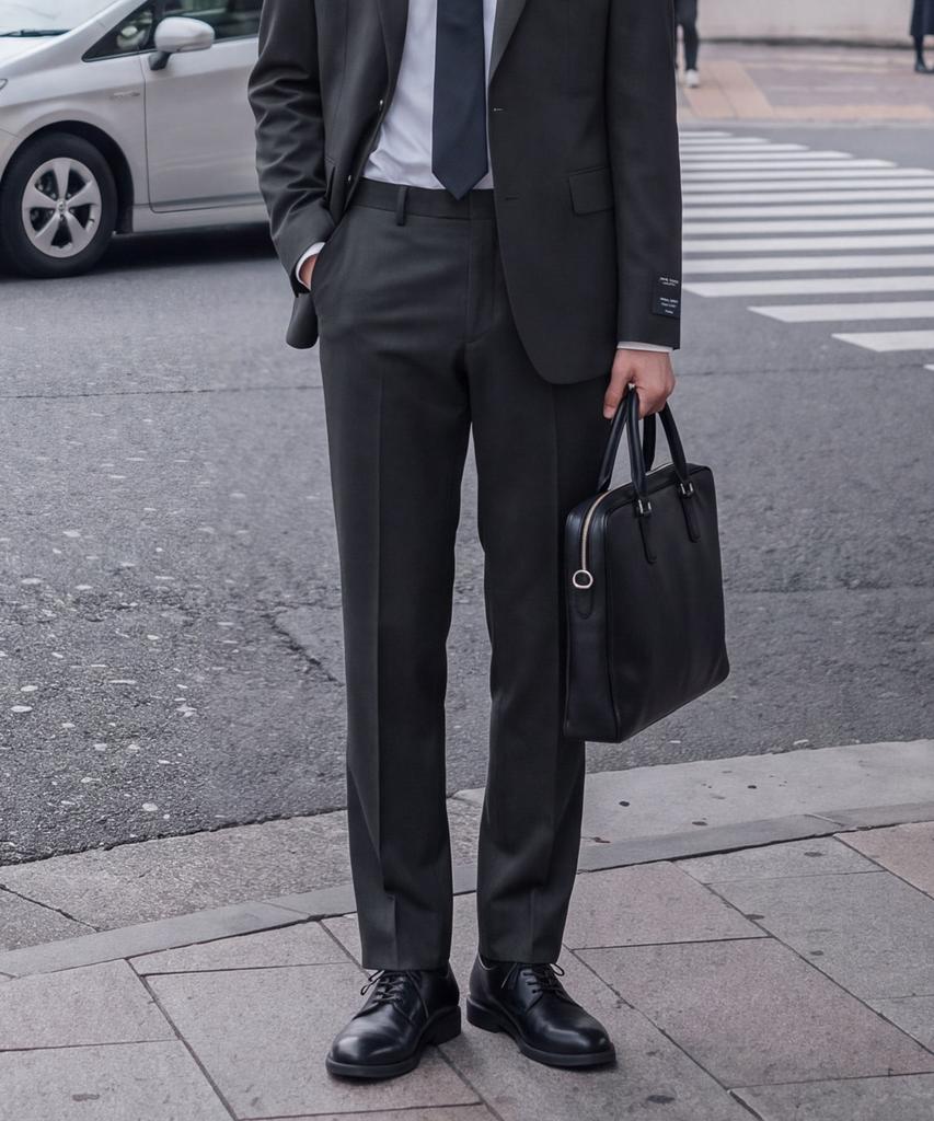 STCO [Four Seasons] (10-Year Suit) Wool Blend Four-Way Stretch Suit Set_Gray (Slim Fit)_Ssjvz13Sset (B Type)