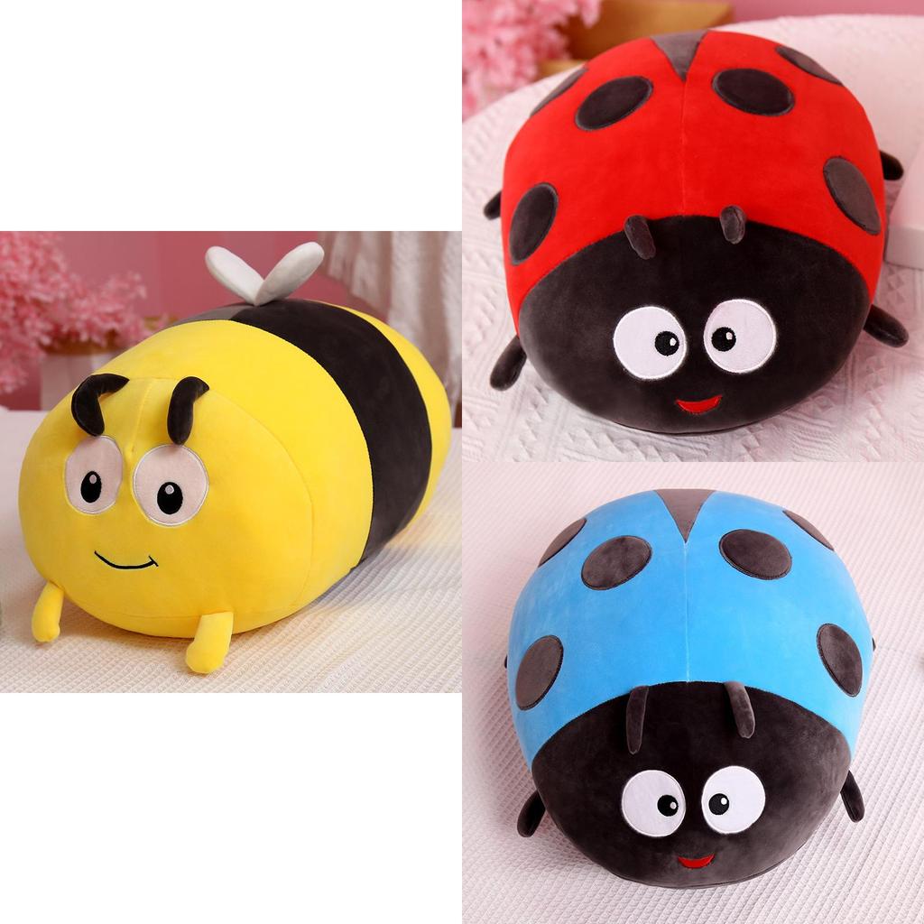 בובת דבורה קטיפתית מקסימה צעצוע חיה ממולאת רכה מושלם לילדים ומתנות