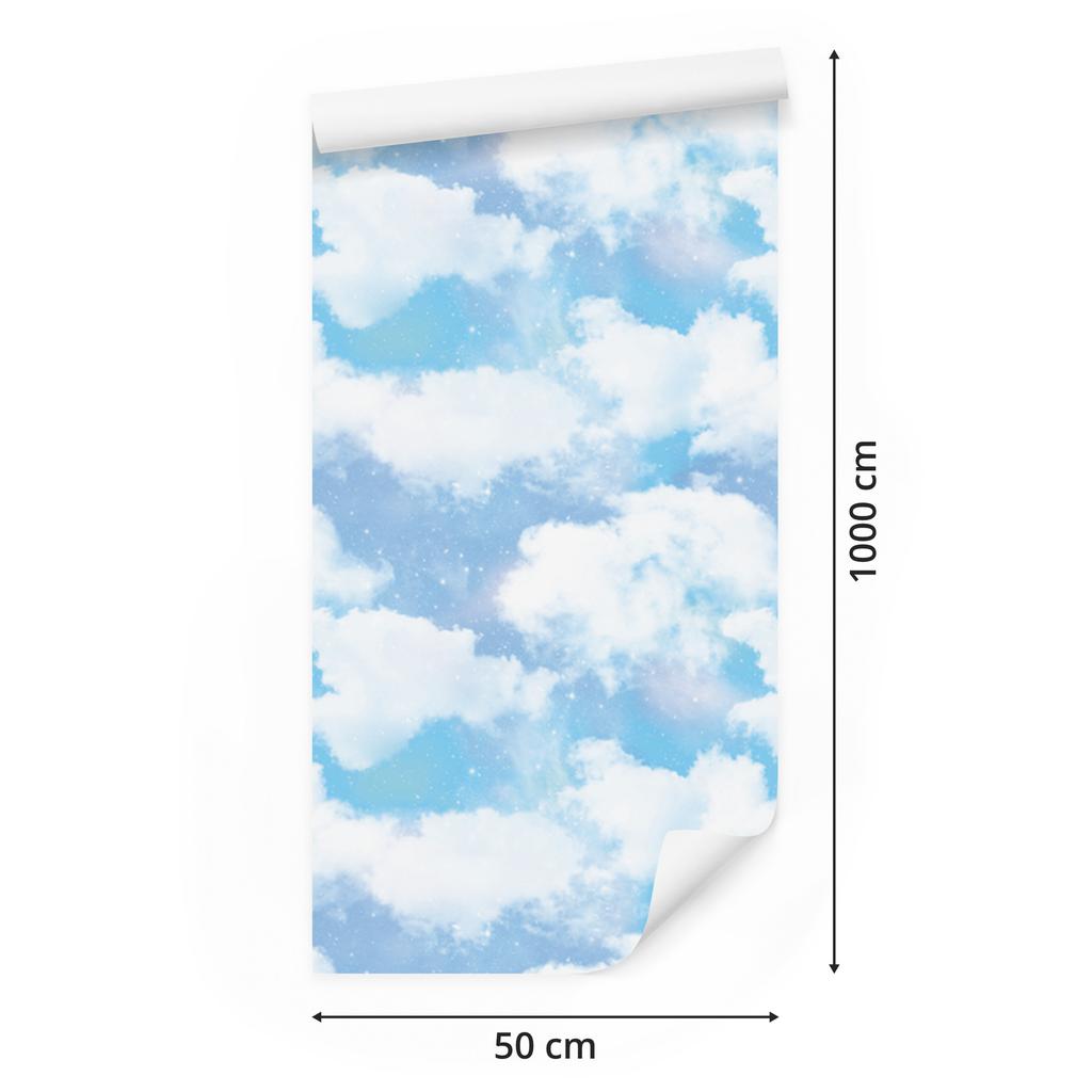 Beautiful Clouds Wallpaper for Living Room and Bedroom 50x1000
