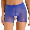 Chiloți fără crotch pentru femei Chiloți boxer transparenti Pantaloni scurti elastici Lenjerie intimă