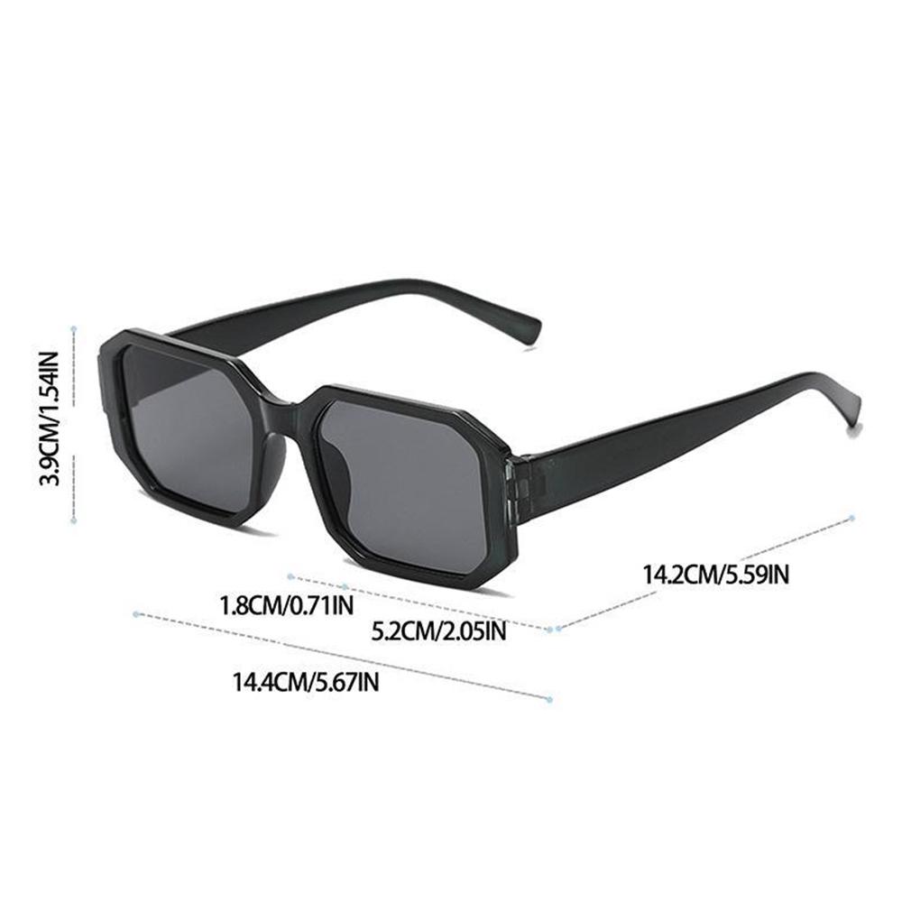 Fashion Sunglasses Women Large Rectangle Brand Vintage Travel Sun Glasses Female Eyewear Anti-Glare Driving Sun Glasses