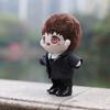 Niannyyhouse 20cm Doll Clothes Cotton Doll Clothes Suit Jacket Shirt Vest Tie Pants Set Doll Baby Clothes Striped Stuffed Animal + + + + 5-Piece