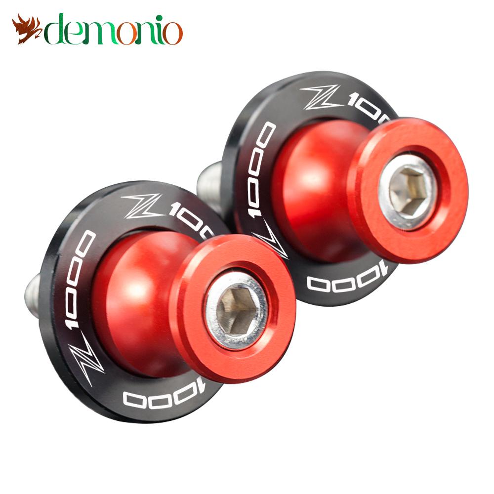

10 мм катушки маятника для мотоцикла, винты для задней стойки, ползунки, аксессуары для Kawasaki Z1000 2003-2013 Z1000SX 2011-2013 Z красный