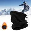 Winter Warm and Thick Fleece Fleece Neck Mask for Outdoor Cycling, Windproof and Cold Resistant Neck and Neck Protection Cover